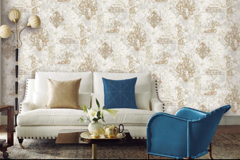 ColourDrive-Korean Wallpaper P27 Pattern House Wall Wallpaper Design for Living Room,Master Bedroom